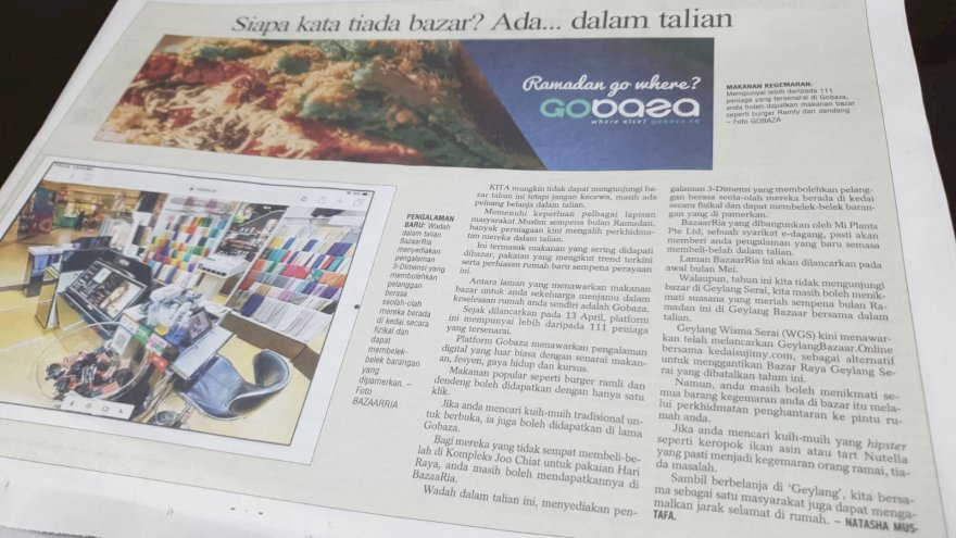 Gobaza.sg Featured On The News Again!
