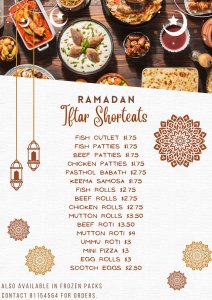 Finger food (frozen or fried)