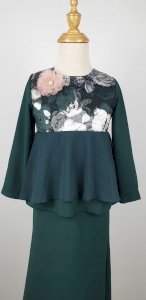 Alysha Peplum Kurung for girls from 3y - 12y