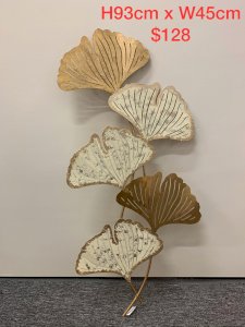 Gingko leaf wall art