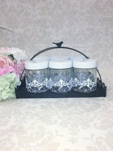 Rectangle birdy tray with handle 