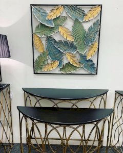 Rustic leaves wall art 