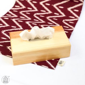 OLGA Pinewood Tissue Box
