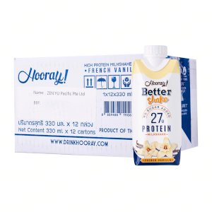 Hooray! Better Shake Protein Drink Halal French Vanilla 330ml (Box of 12)
