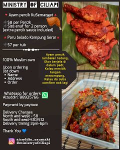 Ayam Percik Kusemangat / Paru Belado Kampung